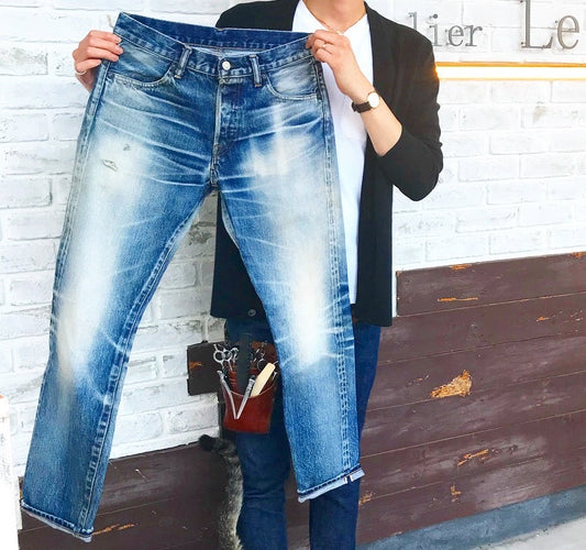 BeehiveJeansの色落ち