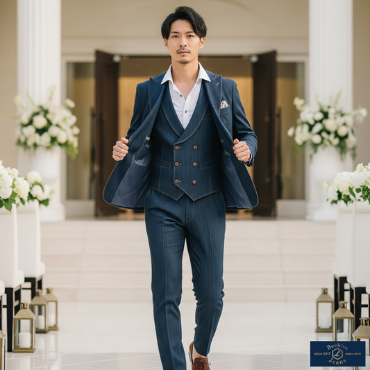 【DenimSuit】BeehiveJEANS 3piece🇯🇵